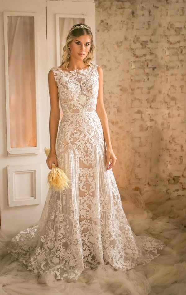 14 ideias de vestidos de noiva com tule para o dia do sim 